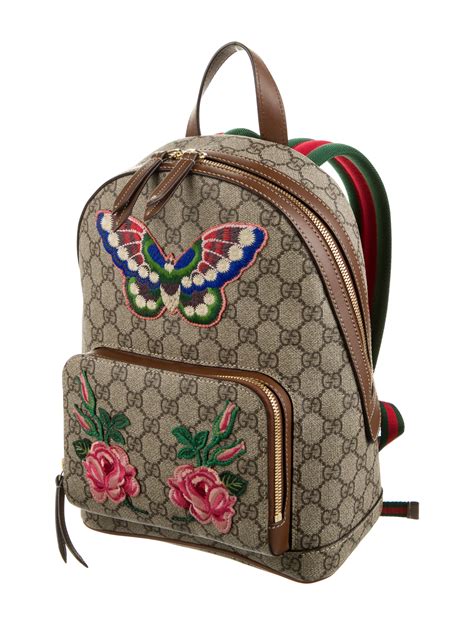 gucci butterfly backpack.